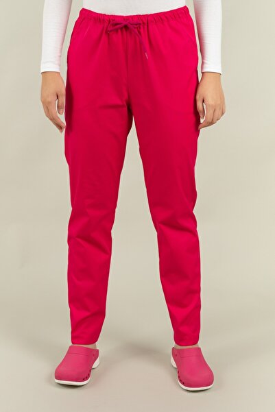 Masstex Pantalon Medical Fucsia Unisex Clio – Stretch, Confort și Funcționali...