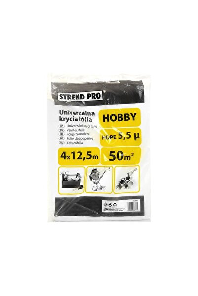 JollyMag Folie acoperire, protectie, HDPE, 5.5 microni, 4x12.5 m, 50 mp, Stre...