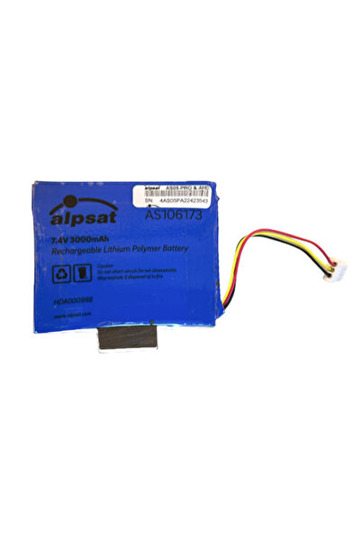 OEM ALPSAT AS05-PRO 7.4 VOLT 3000MAH LİTYUM POLİMER BATARYA UYDU BULUCU PİLİ