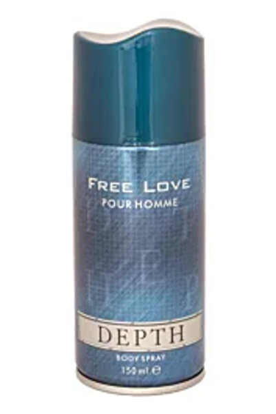 FREE LOVE Depth Deodorant barbatesc, 150 ml