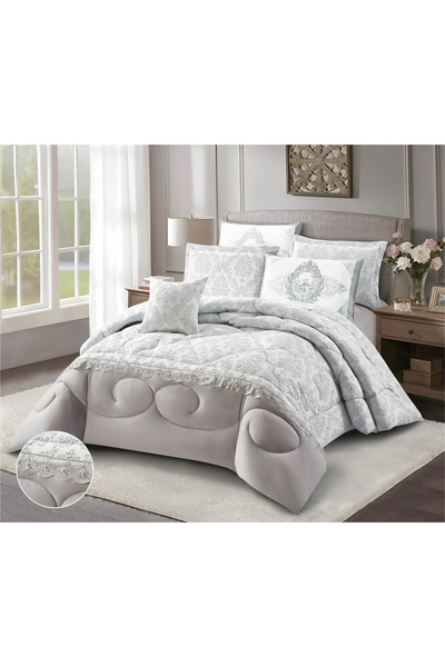 DEC29 Luxury 7-piece bridal bedspread