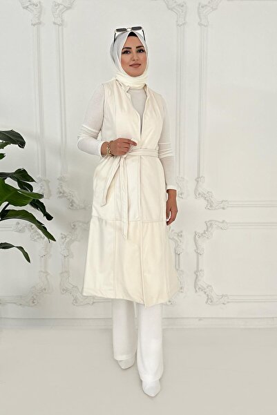 Mymood Leather Detailed Vest