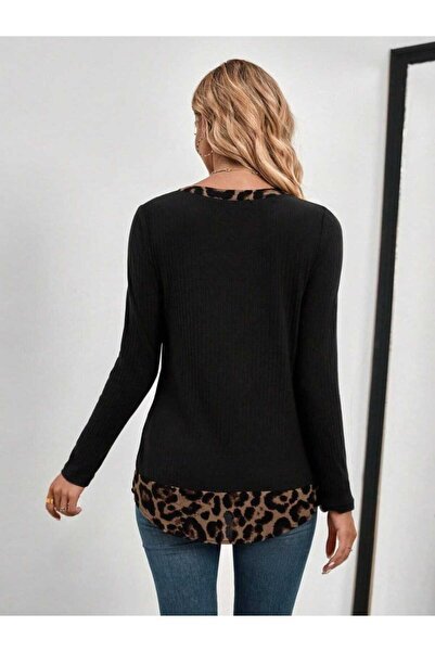 JANES Γυναικεία μπλούζα με μακρυμάνικο καμιζόλα με κουμπιά με λαιμόκοψη σε σχήμα V