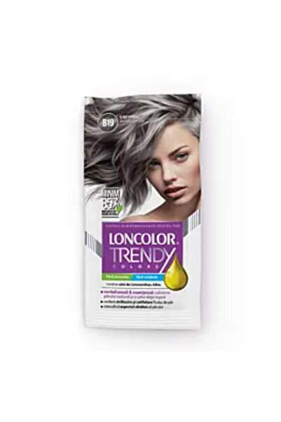 Loncolor Vopsea de par semi-permanenta fara amoniac B19 blond cenusiu, 50ml