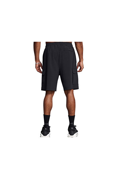 Under Armour Ua Vibe Woven Cargo Short Erkek Günlük Kargo Şort 1386560-001 Siyah