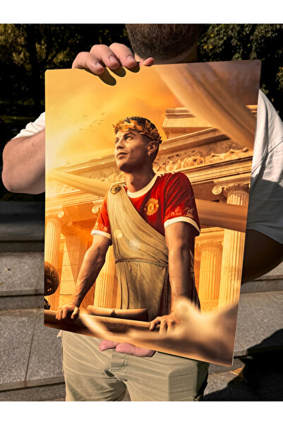 İmposter Gift Cristiano Ronaldo Metal Poster Yüksek Kalite Duvar Posteri