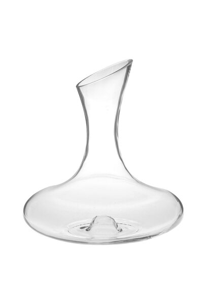 OEM Decanter for wine, glass material, narrow neck design, capacity 1.7l, transparent