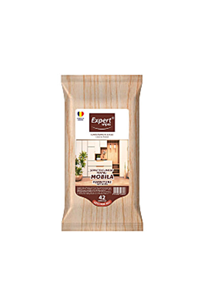 Expert wipes Șervețele umede pentru mobilă, 42 buc.