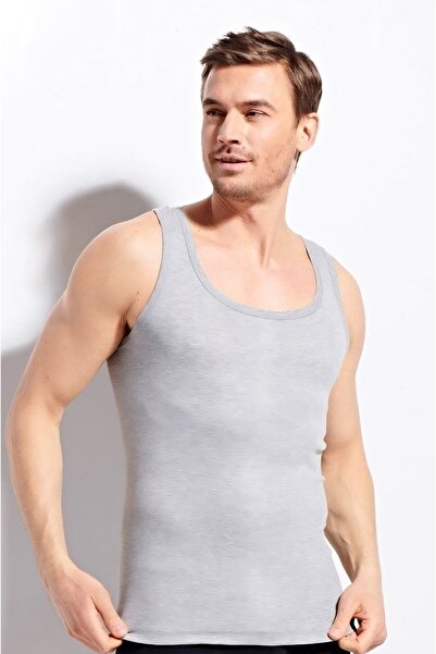 Kolcu 6 Pieces, 100% Cotton Ribbed, Premium, Men's Athlete Undershirt
