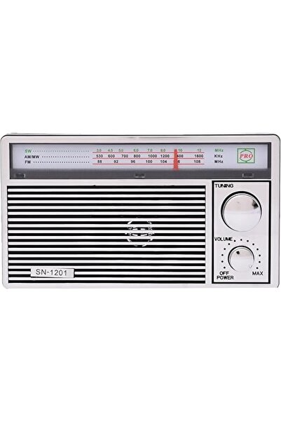 FOXMAG24 Portable Radio, AM/FM/SW3, USB/SD Music Player, Rechargeable Battery, Compact Design