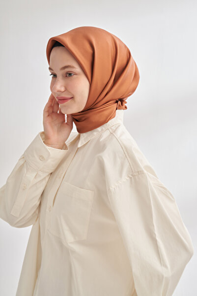 ARMANDA Premium Twill Silk Scarf - Tile