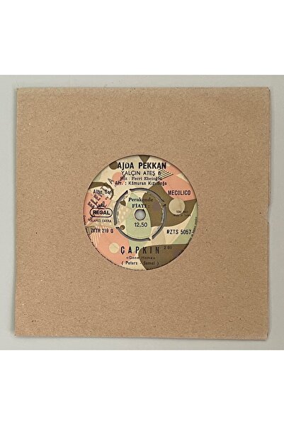 Regal Ajda Pekkan Boş Sokak - Çapkın 45'lik Plak (Orjinal 1968 Dönem Baskı 45...