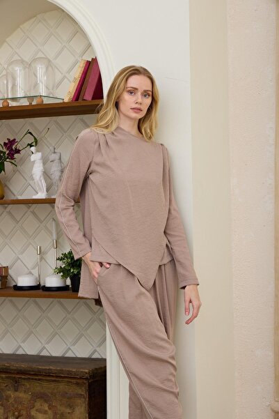 Moodbasic ZİNCİR ŞERİT AKSESUARLI ŞALVAR TAKIM