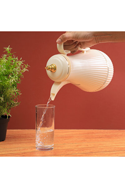 KRYPTON 1L Vacuum Flask | Double Glass Wall | 24Hr Hot & Cold | Leakproof | Ideal for Home & Travel