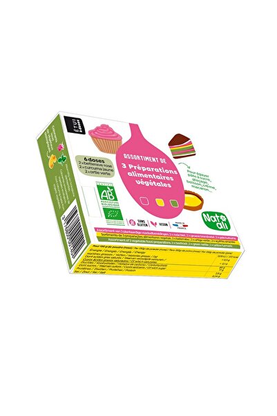 JollyMag Potravinářské barvy 3 barvy, 6x 5g, Nat-ali