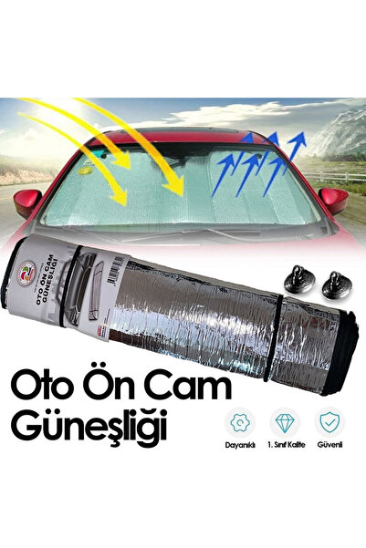 Mersel Mikrofiber Oto Araç Araba Güneşliği