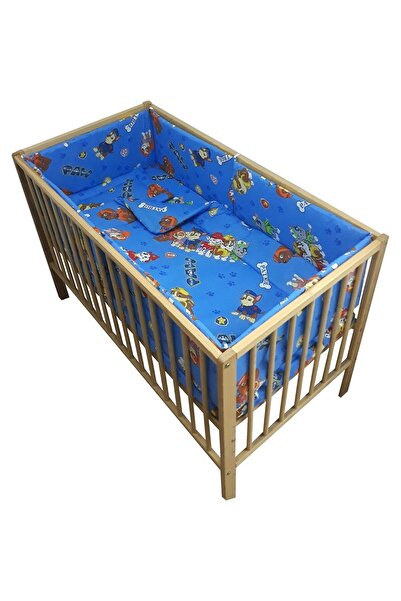 JollyMag Hubners Rescue Puppies 5-piece blue crib bedding