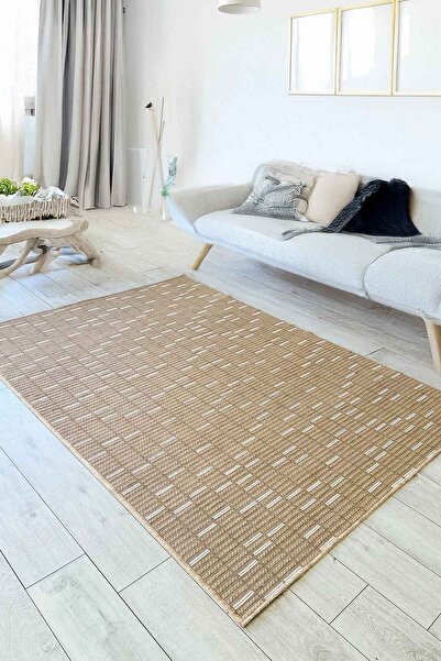 Decomia Home سجادة مايرا منسوجة من الجوت والسيزال العصري لغرفة المعيشة والمطبخ