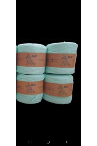 bi ters bi düz خيط قطني ممشط أخضر مائي