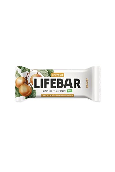 JollyMag Lifebar apricot bar, raw, organic, 40g, Lifefood