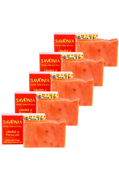 Savonia Set 5 buc - Sapun Lamaita si Portocala