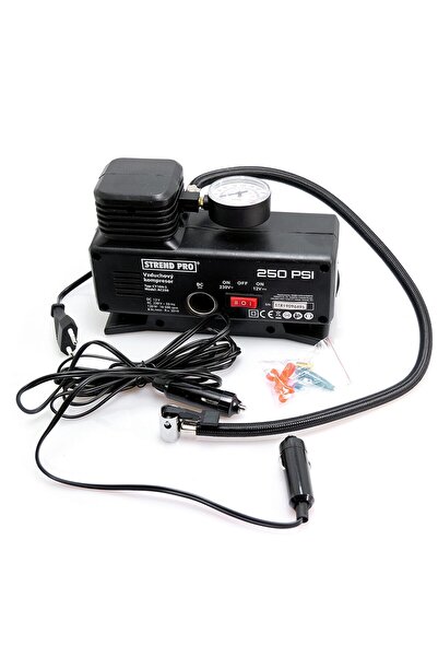 JollyMag Compresor aer auto 230V / 12V 250PSI cu manometru, Strend Pro
