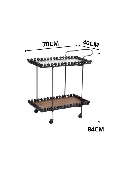 private house Modern elegance trolley tea and coffee serving trolley