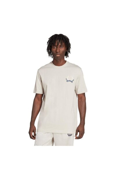 adidas Ανδρικό μπλουζάκι μπεζ GRAPHIC LO SS T JX8157