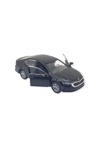 Vardem Welly 1:32 Skoda Octavia Pull Back Car - 43806 - Black
