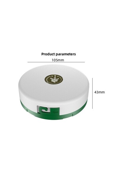 Flippy USB Rechargeable LED Camping Light, Color String, 10m, 1800mAh, White/Green