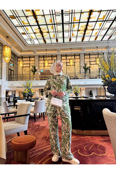 Moodbasic PULPAYETLİ DESENLİ CUPRA TAKIM