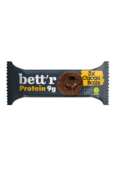 JollyMag Protein balls with cocoa filling, organic, 3x15g, Bettr