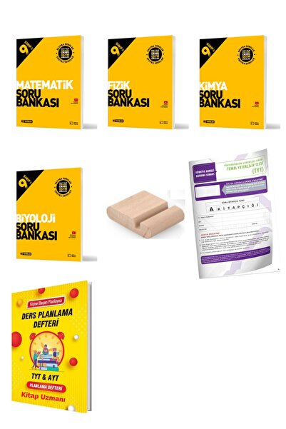 Hız Yayınları 9.Sınıf Fizik Biyoloji Matematik Kimya Soru Bankası 2025-2026+P...