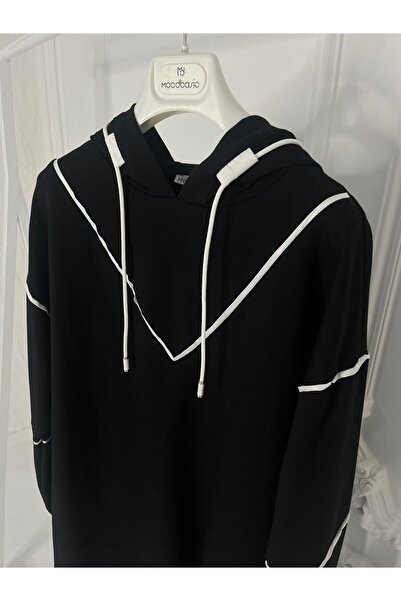 Mymood تونك بغطاء للرأس