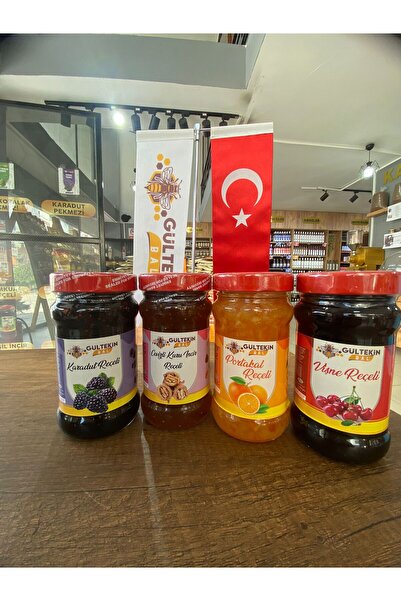 GÜLTEKİN BAL PORTAKAL& KARADUT &VİŞNE &CEVİZLİ İNCİR 400*4 1600 GRAM