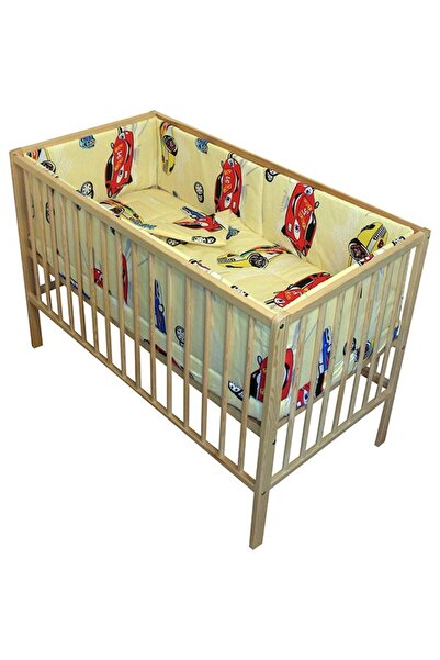 JollyMag Hubners Masinute 5-piece crib bedding, cream