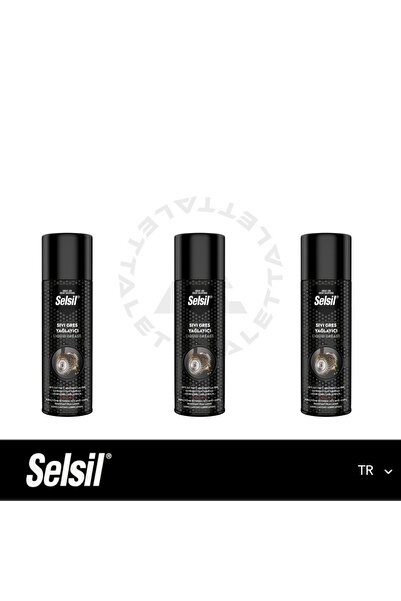 Selsil Sıvı Gres Yağlayıcı 500 ml 3 Adet