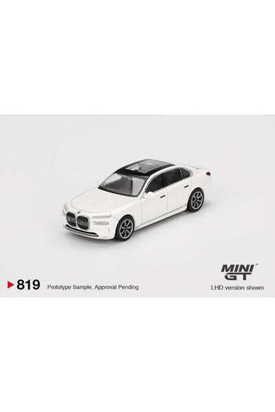 mini gt 164 Bmw İ7 Xdrıve60 Mıneral Whıte Mgt00819-Bl