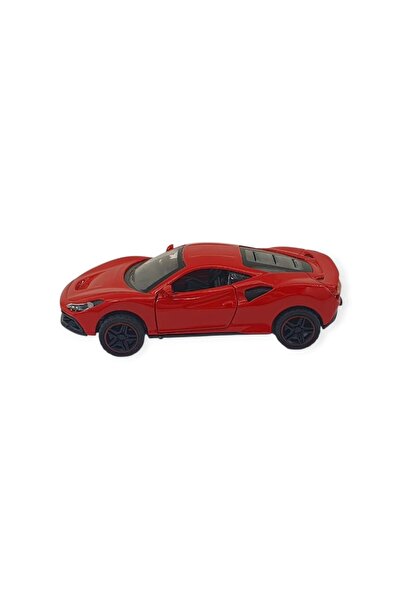 Sunman Pull Drop Car Metal - 6643-06 - Red