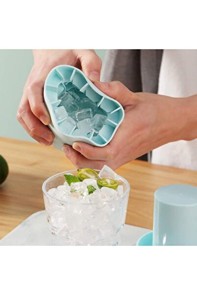 NEO Forma Gheata Pentru Racirea Bauturilor, Neo™ Ice-Ice-Baby®, din Silicon Fara BPA, fara Capac, Cub