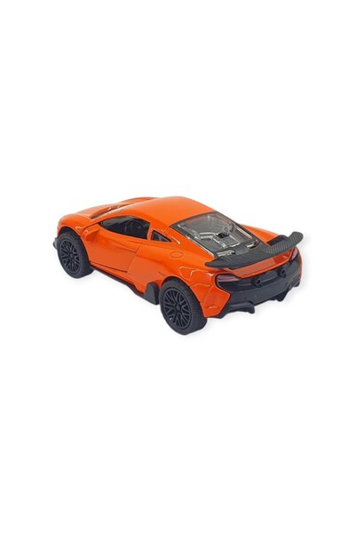 Vardem Pull and Drop Car Metal - 3661C- Orange