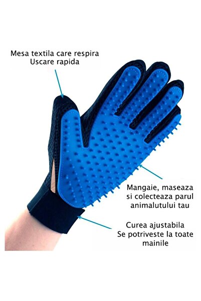 NEO Γάντι Runimex® για περιποίηση σκύλων, γατών, άλλων κατοικίδιων, αφαίρεση ...