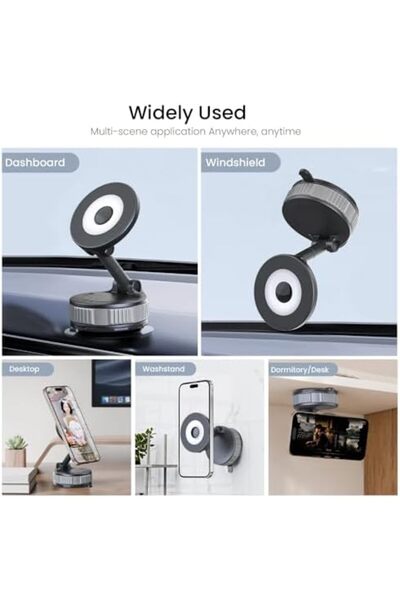 iOsuite Magnetic Car Phone Holder CH10, Black