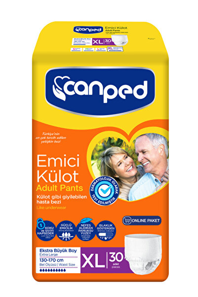 Canped Emici Külot Extra Büyük Boy Large 30 Adet