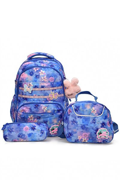 ELATAE Girl's 3-Piece Elementary School Bag Set School Bag & Thermal Lunch Bag & Pen Holder 1490