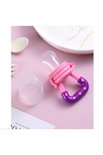 NEO Pacifier with compartment for fruit and other foods, BPA-free, purple color