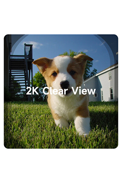 Imilab كاميرا أمان ذكية خارجية مزودة بكشاف ضوئي، قابلة للتوصيل بشبكة Wi-Fi بدقة 2K، EC3-Lite - أبيض