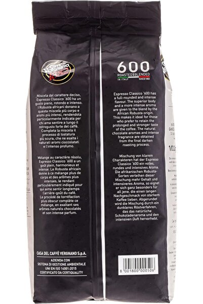 Caffe Vergnano Caffè Vergnano 1882 Seicento 600 Coffee Beans 1kg