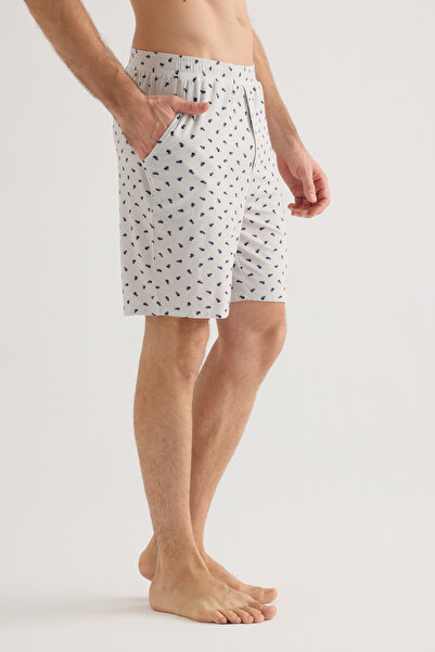 Syah Erkek Modal Cepli Şort Pijama Altı