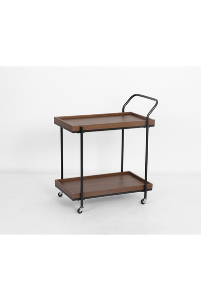 private house Modern Elegance Trolley Tea and Coffee Serving Trolley Brown